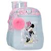 Disney Minnie Happy Zaino per bambini, zaino scolastico, realizzato in poliestere, tasche laterali, spalline larghe regolabili, maniglia superiore per appenderla, sistema magic Fix., Zaino 28, Taglia