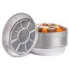 CONTITAL C3G Teglia Alluminio Take Away - 100 Vaschette Alluminio 2 Porzioni, Contenitori per Alimenti Monouso, Teglie Usa e Getta, Vassoi Asporto per Microonde