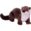 Wild Republic Cuddlekins Eco Mini Lontra Fluviale, Peluche, 20 cm, Giocattolo di Peluche, Riempimento con Bottiglie d'Acqua Riciclate Filate, Ecologico