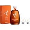 Bonollo Grappa Dorange 70 cl in Astuccio Con Due Bicchieri