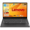 Lenovo Pc Portatile, Notebook Intel N4500, Ram 8Gb, SSD 256Gb, FHD 15.6, Ingresso Lan, Hdmi, Usb Type-C, Win 11 Pro, Wi-Fi, Computer Portatile, Laptop Mouse WiFi Omaggio