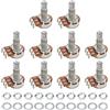 Pxyelec B500K OHM Audio POTS Potenziometro di ricambio per chitarra elettrica confezione da 10