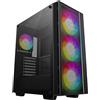 DEEPCOOL Case DeepCool MATREXX 55 MESH V4 C - Mid Tower ATX, 4 ventole ARGB integrate, finestra laterale in vetro temper...