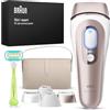 Braun Skin I·Expert Epilatore Luce Pulsata Smart, Depilatore Corpo Donna, Alternativa Laser Peli Donna, Include Pochette, Rasoio Venus, Luce Pulsata Braun, 4 Testine Viso E Corpo, PL7387