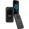 Nokia 2660 Flip - Telefono Cellulare 4G Dual Sim, Tasti Grandi, Tasto SOS, Fotocamera, Bluetooth, Radio FM Wireless e lettore mp3, Ampia batteria, Nano SIM, Nero, Display 2.8 [Italia]
