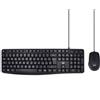 Ewent Set Tastiera e Mouse con Digitazione e Clic Silenzioso, Tastiera e Mouse USB, Layout QWERTY Italiano per PC e Notebook con Windows o Mac, Cavo da 1.5m