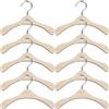 ifundom 10 Grucce Per Bambole In Legno Mini Grucce Per Bambole Porta Per Bambole Accessori Per Guardaroba Della Casa Delle Bambole (7 5 Cm)