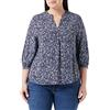 s.Oliver 2132607 Camicia da Donna, 59B6 Multicolore|Blu, 46