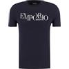 Emporio Armani T-Shirt Uomo Maglietta 6Z1TA6 1JPZZ, Manica Corta, Girocollo (Blu Scuro, M)