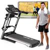 Glesalw Tapis Roulant Elettrico Professionale 12.8km/h,Multifunzionale con Massaggio Elettrico,Fitness Tapirulan Pieghevole Da Casa Economico,12 Modalità Di Fitness,Altoparlante, Bluetooth，Sensore Cardio