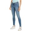 Calvin Klein Jeans Donna Jeans Mid Rise Skinny Fit, Blu (Denim Medium), 24W/32L