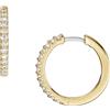 Fossil Women's Brass or sterling silver with hoop closure Earrings