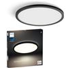 Philips Hue Plafoniera LED Tento Hue White Panel round S black IP20 bianco caldo, 2200 lumen PHILIPS HUE