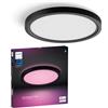Philips Hue Plafoniera LED Tento White&Color Ambiance 30 cm BK IP20 cct da bianco caldo a bianco freddo con regolazione di temperatura, 2200 lumen PHILIPS HUE