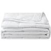 Good Nite Piumone estivo 155 x 220 cm, leggero, estivo, 90 g/mq, 155 x 220 cm, sottile, senza rivestimento, utilizzabile e rinfrescante, morbido bianco