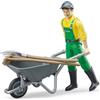 Bruder Contadino con Cariola e Accessori