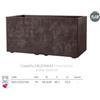 Deroma Vaso in Resina Cassetta Millennium Brownstone 79 cm di Deroma