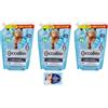 Felce Azzurra 3x Coccolino Ammorbidente Concentrato Aria di Primavera,Eco Pack 26 Lavaggi,Formato Risparmio in Busta da 600ml + 1 Busta di Talco Felce Azzurra in omaggio da 100g