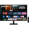 Samsung M70D Monitor PC 81,3 cm (32") 3840 x 2160 Pixel 4K Ultra HD LED Nero [LS32DM702UUXDU]