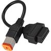 A ABSOPRO Moto 6Pin a OBD2 Scanner diagnostico Cavo per Harley-Davidson
