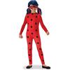 Rubie's RUBIES - Costume Miraculous Ufficiale da ingresso della gamma LADYBUG per bambini, taglia 7-8 anni, costume con tuta e maschera con attacco elastico, costume per Halloween, carnevale