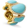 CHANTECLER Anello enchantè con turchese e diamanti