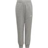 adidas Unisex - Bambini Essential 3-Stripes Pants, Medium Grey Heather/White, 6-7 Years