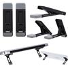 AOZUO 2 Pack Mini Supporto per Laptop Supporto per Tastiera, 3 Livelli di Altezza Regolabile Pieghevole Portatile Piccolo con Base in Silicone Antiscivolo per Tutti i Laptop e Tastiera (Nero)