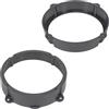 tomzz Audio 2802-000 Anelli per altoparlanti staffe adattatore compatibile con Alfa Romeo Fiat Lancia 147 159 Lancia Y Croma Idea varie posizioni di montaggio per 165 millimetri altoparlanti DIN
