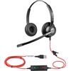 Callez Cuffie USB con Microfono Doppio ENC Cancellazione del Rumore per Computer, Cuffie PC Auricolari con Pulsante Teams per Teams Zoom Lavoro Ufficio Videoconferenze Call Center Business