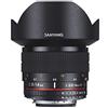 Samyang Obiettivo ultra grandangolare F2.8 Full Frame da 14 mm per fotocamere Canon EF con chip AE, nero, taglia unica, SYAE14M-C