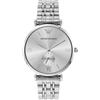 Emporio Armani Orologio Uomo, movimento al quarzo, cassa in acciaio inossidabile da 40 mm con bracciale in acciaio inossidabile, AR1819