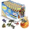 INKEE Surprise Dinorex Set di 8 Bombe da bagno bambini con sorpresa Dinorex, giocattoli per vasca con odore a sorpresa