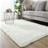Treer Tappeto Salotto Moderno Pelo Corto Lavabile Morbido Tappeti per Soggiorno Tappeti per Interni Ultra Morbidi Tappeti, per Bovindo Divano Camera da Letto Home Decor (80x160cm,Beige)