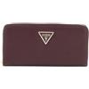 GUESS Laurel SLG Large Zip Around Wallet L Aubergine