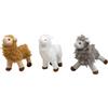 JACK AND VANILLA, Giocattolo in Velluto Morbido per Cani e Gatti, Design Alpaca, Resistente e Lavabile in Lavatrice, stimola i Sensi, Comfort Eccezionale, 18 cm, Colore Morbido