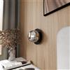 Applique Oslo Nera con sfera Grafite E14 da parete o soffitto