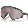 Oakley Occhiali Oakley Wind jacket 2.0 olive opaco lente prizm snow nero