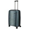 Travelite AIR BASE 4w Trolley, Bagaglio a mano, 67 cm, Blu (Ghiaccio)