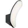 Sovil Applique Led Sovil Virgola 12W 3000K 1000lm IP65 Grafite 98198/16