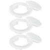 AMANDELIZABE 3 pezzi anello per ombrellone da tavolo con tappo foro per ombrellone, anello da tavolo in plastica, anello forato, diametro interno 42 mm, foro per ombrellone, tovaglia per esterni e terrazze