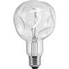 Suprema, Lampadina LED Decorativa Mini, Luce Bianca 5000K, Vintage, Finitura Trasparente, Attacco E27, Flusso 240 lm, Potenza 3W, 220-240V, Dimmerabile (Globo irregolare)