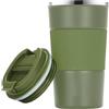 TTSTOIEE tazza termica 510ml/17oz, tazza termica da viaggio calda e fredda portatile, sottovuoto a doppio strato in acciaio inox per caffè(Verde)