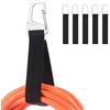 Cable Matters Confezione da 5 cinghie organizzatrici per cavi di prolunga con fibbia in metallo, capacità di carico di 22 kg, supporto per cavi di prolunga con cinghie a strappo da 32 x 2,5 cm