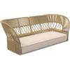 TALENTI divano a 3 posti da esterni CLIFF DECO Collezione Icon - CLIDCDIV3-C-BG-C42