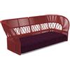 TALENTI divano a 3 posti da esterni CLIFF DECO Collezione Icon - CLIDCDIV3-C-RO-C68
