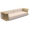 TALENTI divano a 3 posti da esterni CLIFF DECO Collezione Icon - CLIDCDIV3-T-BG-C42