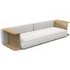 TALENTI divano a 3 posti da esterni CLIFF DECO Collezione Icon - CLIDCDIV3-T-BG-C49