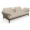 TALENTI divano a 3 posti da esterni CRUISE TEAK Collezione Icon - CRULDIV-C24