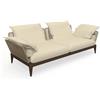 TALENTI divano a 3 posti da esterni CRUISE TEAK Collezione Icon - CRULDIV-C25